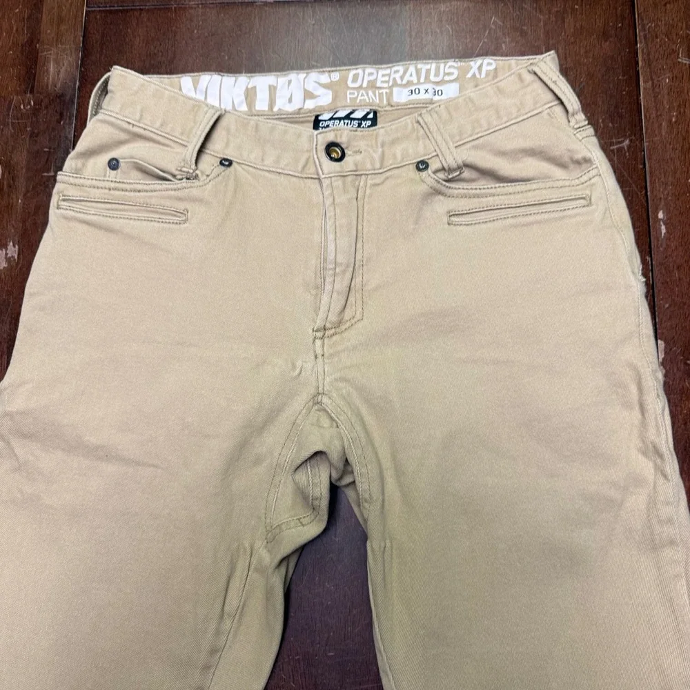 Viktos Operatus XP Tactical Pants Mens Fits 30x28 Khaki Stretch Cotton Utility